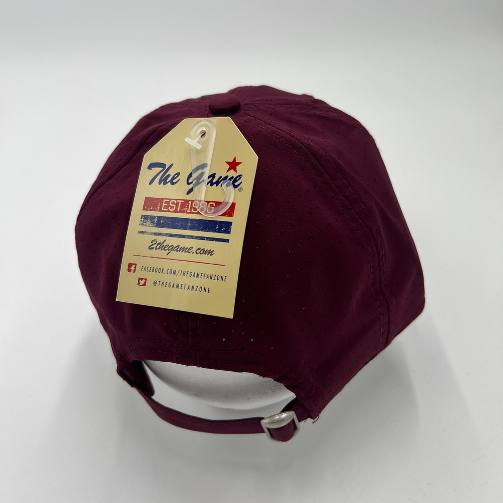 The Game Mississippi State Bulldogs Hat Dark Maroon‎ Script Adjustable NWT - Picture 3 of 7